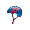 Casco Jitsie Armor Kroko Azul/Rojo