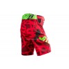 Pantalón corto Jitsie B3 Kroko Rojo/Verde Fluo KID