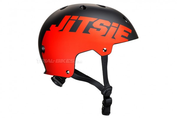 Casco Jitsie C3 Solid Negro/rojo