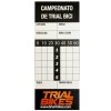 Tarjeta de Puntuación de Piloto Trial Bici